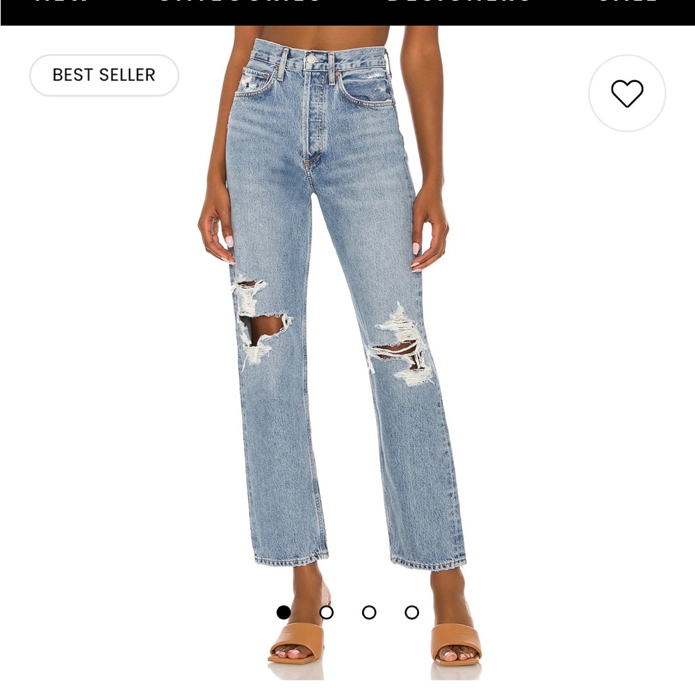 Agolde mid rise 90s loose jean